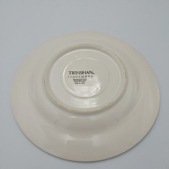 Tienshan Stoneware white & Blue Saucer from‎ the Fantasy Unicorn Set VTG - Picture 2 of 3